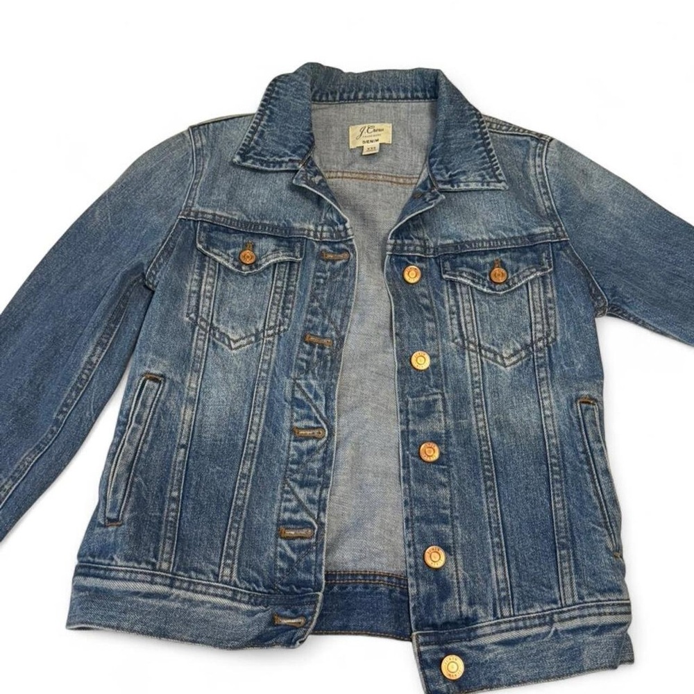 J. Crew Blue Denim Jacket Size XXS